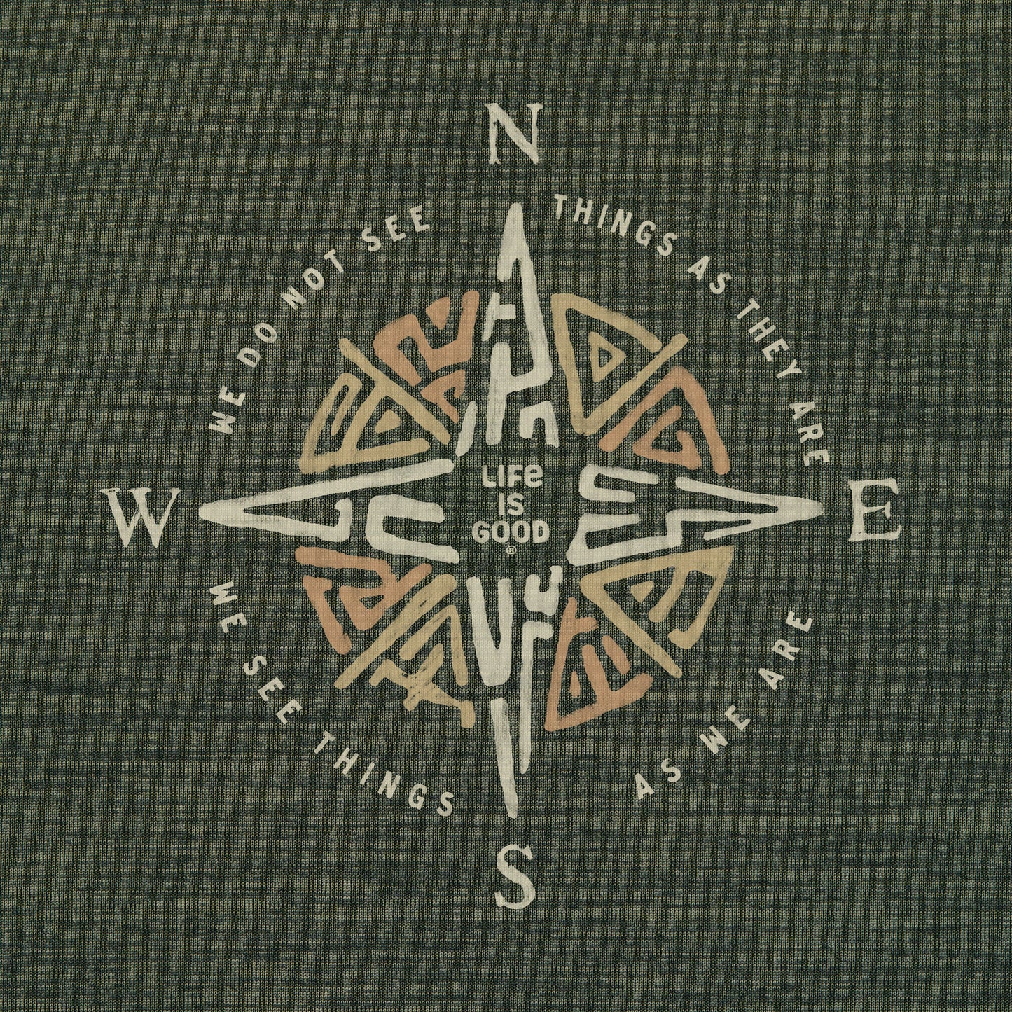 Men's Tribal Compass Short Sleeve Sun Crusher Tee