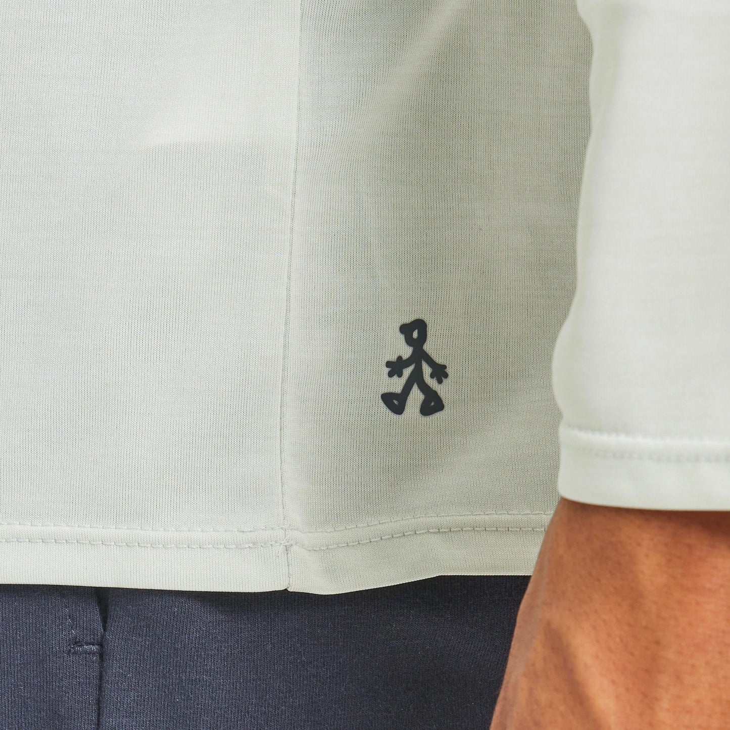 Men's Simple Fish Long Sleeve Sun Crusher Tee