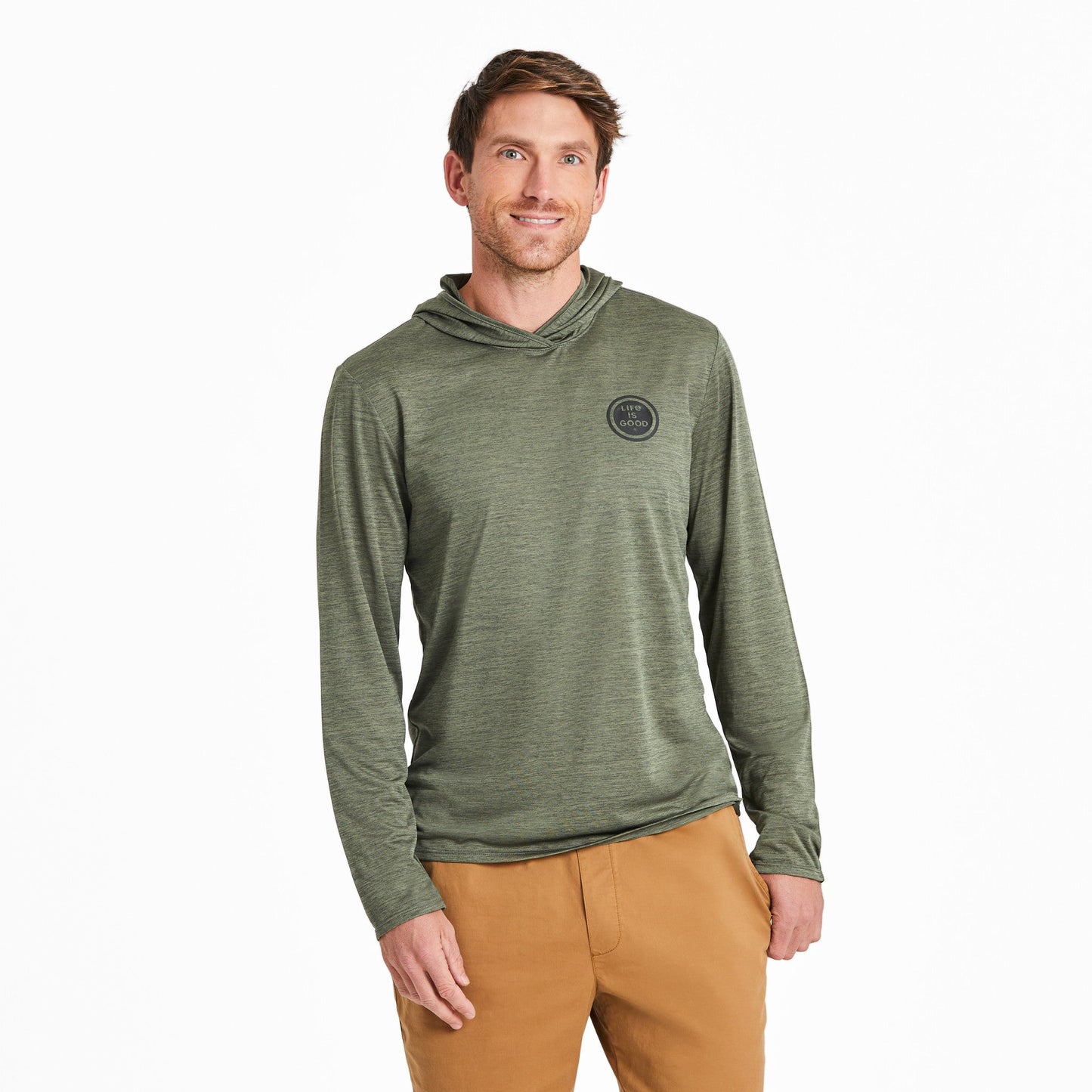 Men's ATV Canoe Long Sleeve Sun Crusher Hoodie