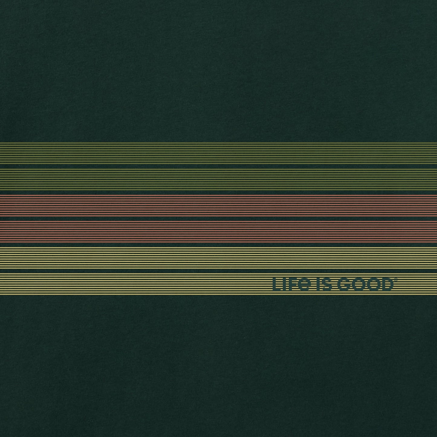 Men's Three Striped Block Good Vibes Fleece Zip Hoodie