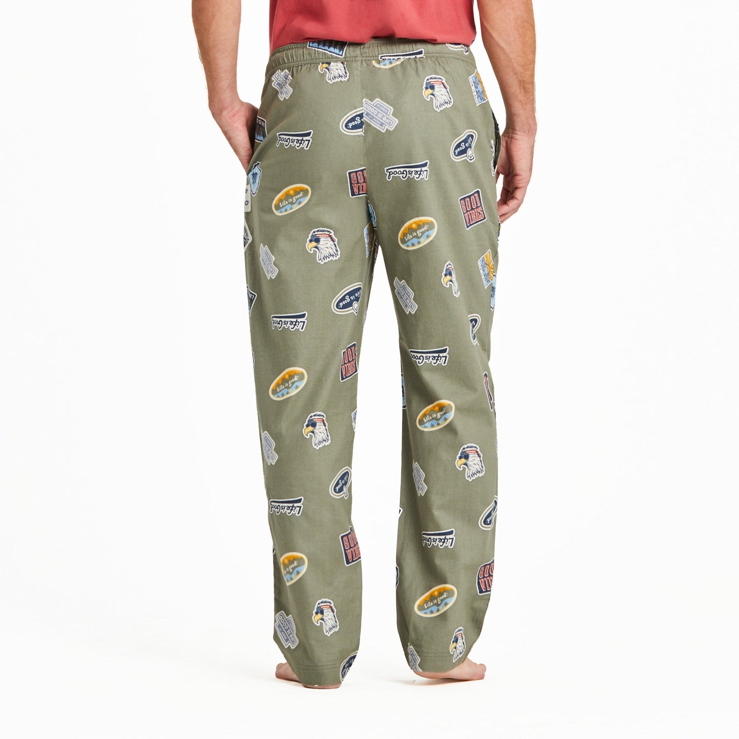 Men's Sticker Collage Classic Sleep Pant
