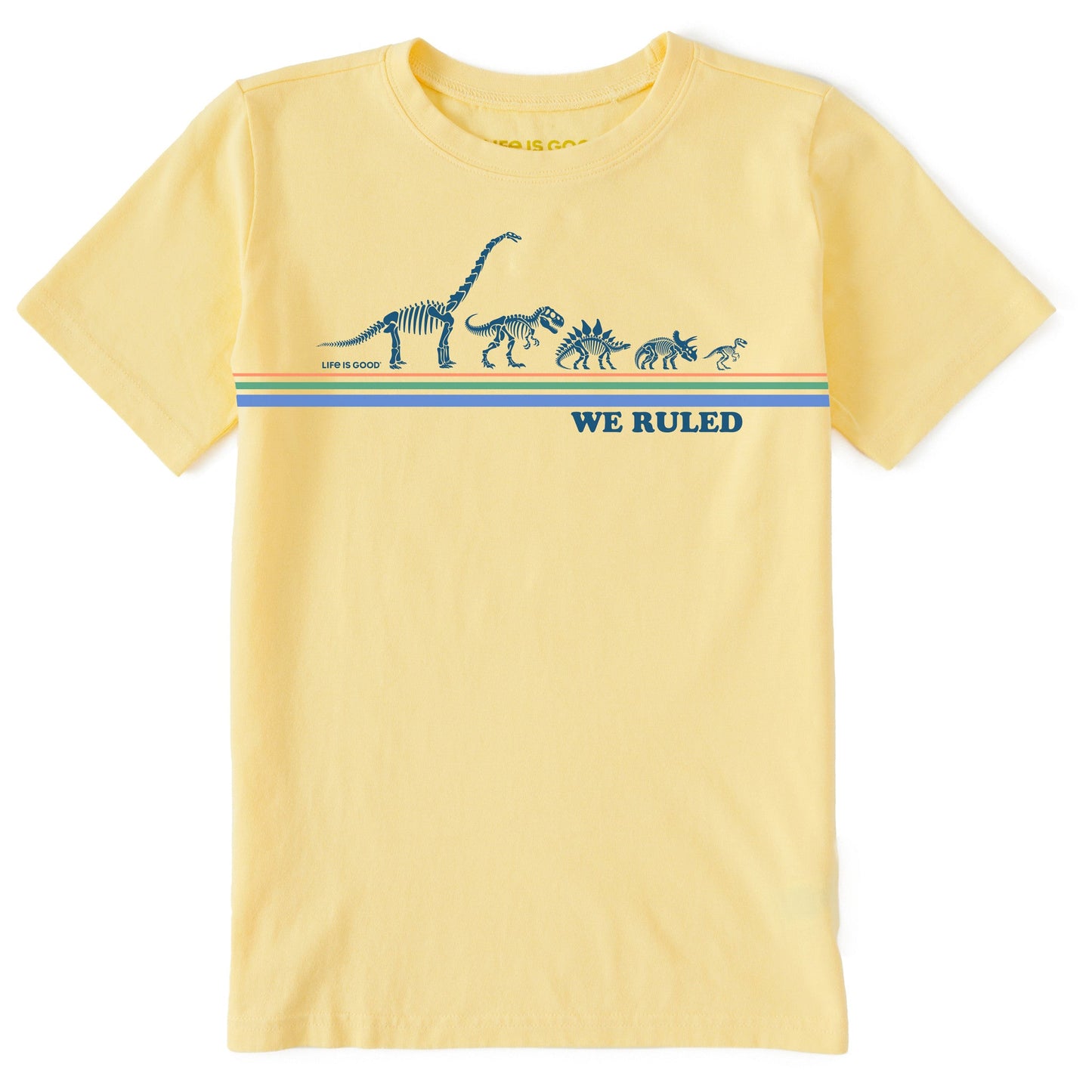 Kids We Ruled Dino's Short Sleeve Crusher Tee