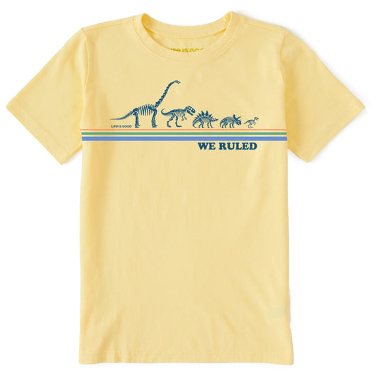 Kids We Ruled Dino's Short Sleeve Crusher Tee