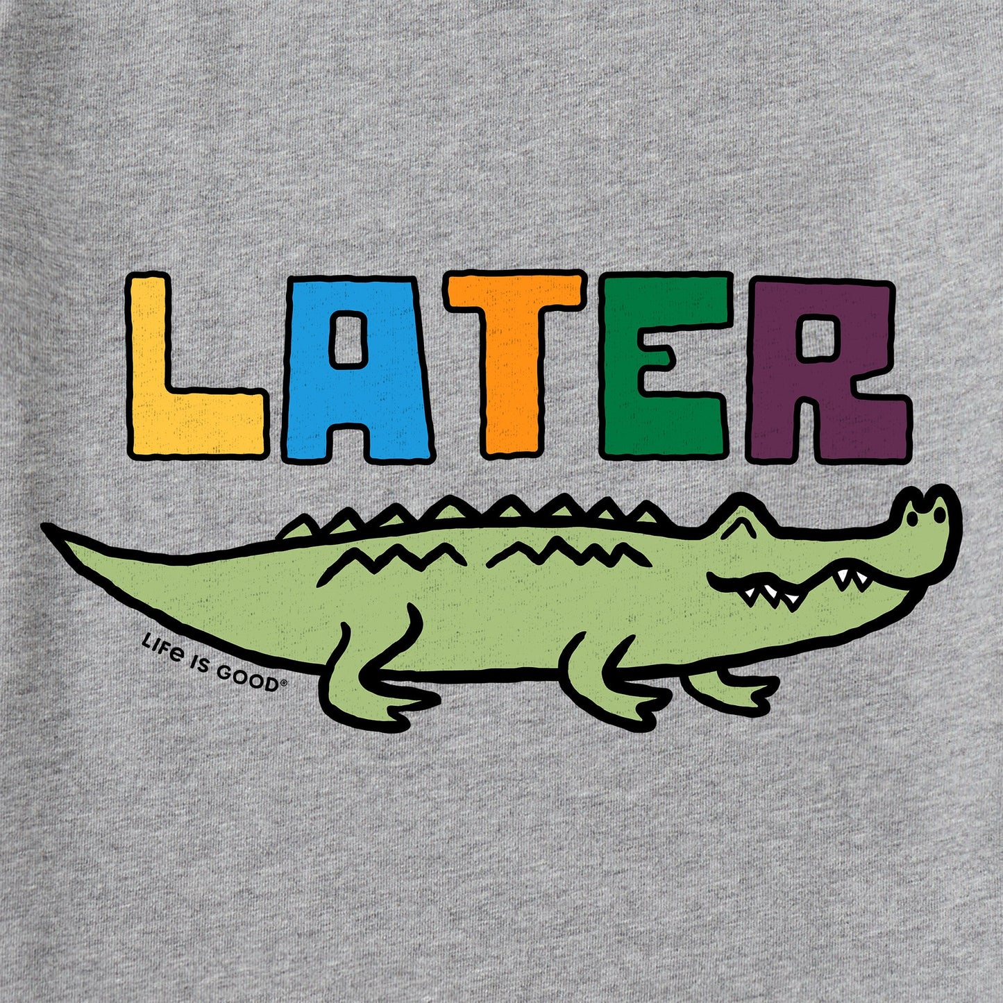 Kids Later Gator Short Sleeve Crusher Tee