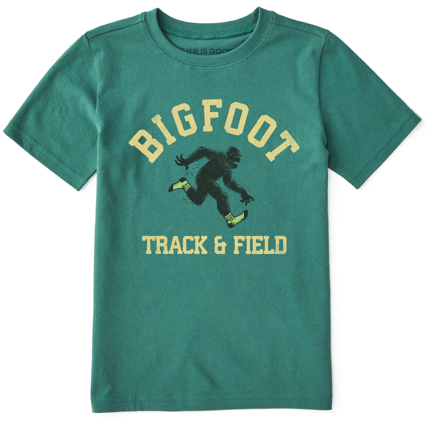 Kids Big Foot Track & Field Short Sleeve Crusher Tee