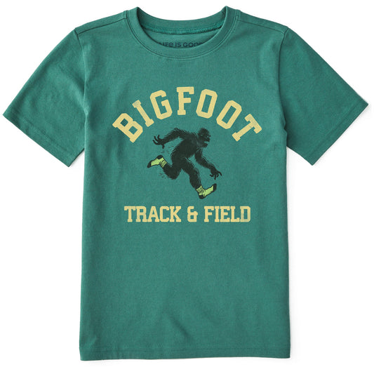Kids Big Foot Track & Field Short Sleeve Crusher Tee