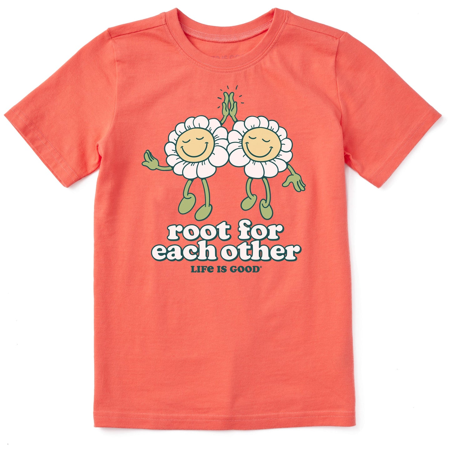 Kids Root for Each Other Short Sleeve Crusher Tee