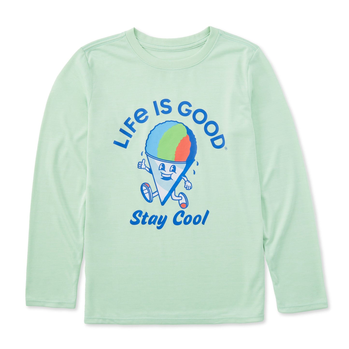 Kids Snow Cone Stay Cool Long Sleeve Sun Crusher Tee