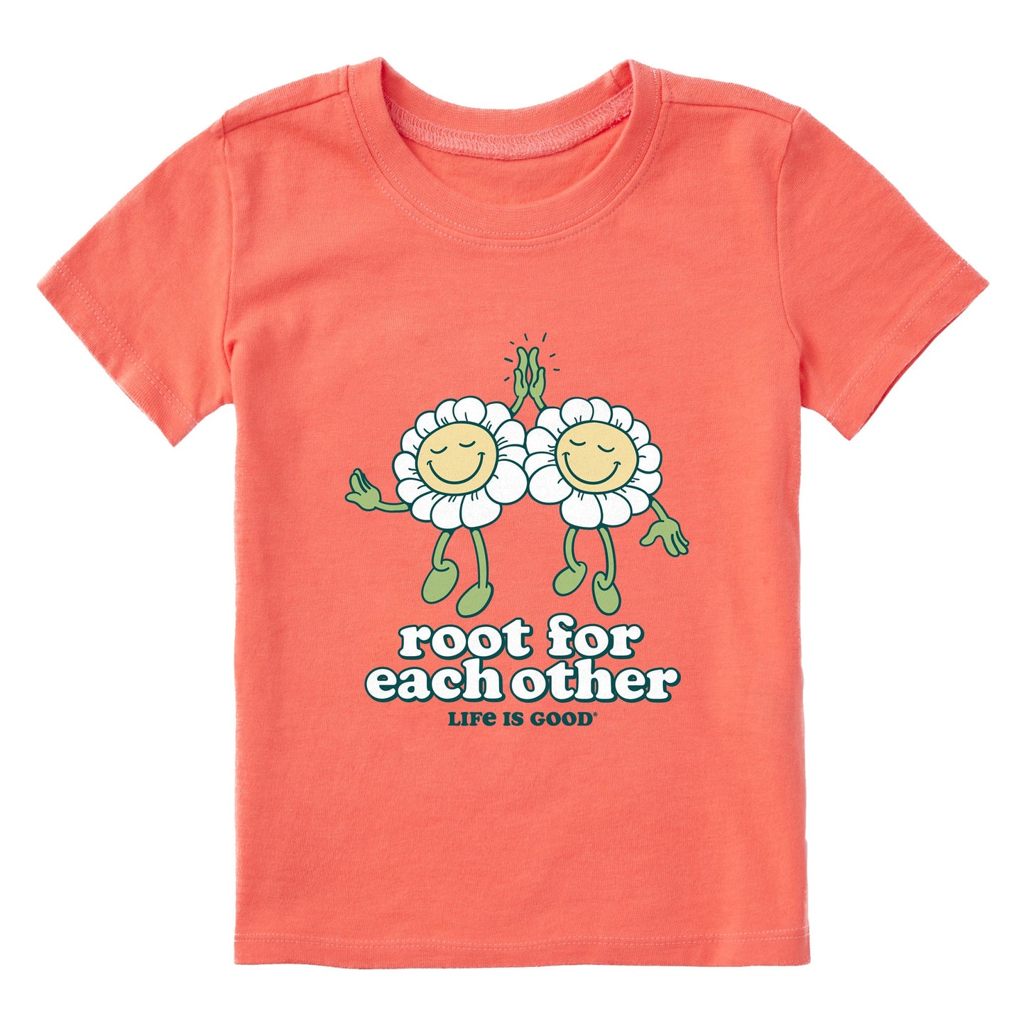 Toddler Root for Each Other Short Sleeve Crusher Tee