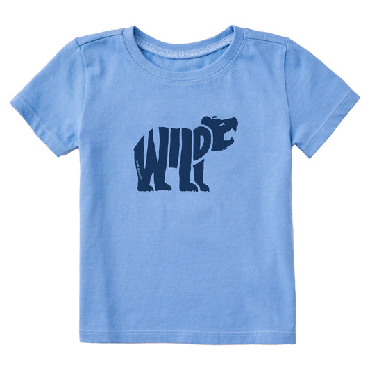 Toddler Wild Bear Short Sleeve Crusher Tee