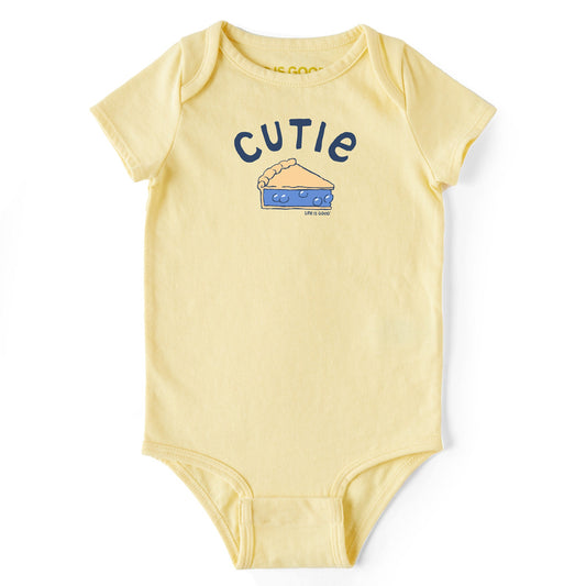 Baby Cutie Pie Short Sleeve Crusher Bodysuit