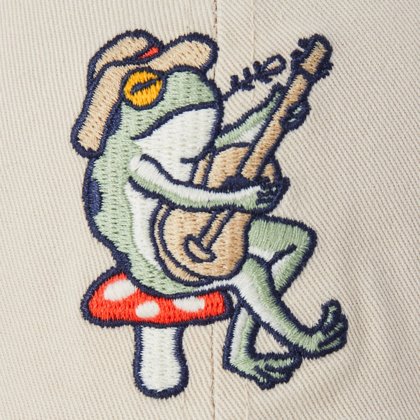 Adult Unisex Guitar Frog Chill Cap