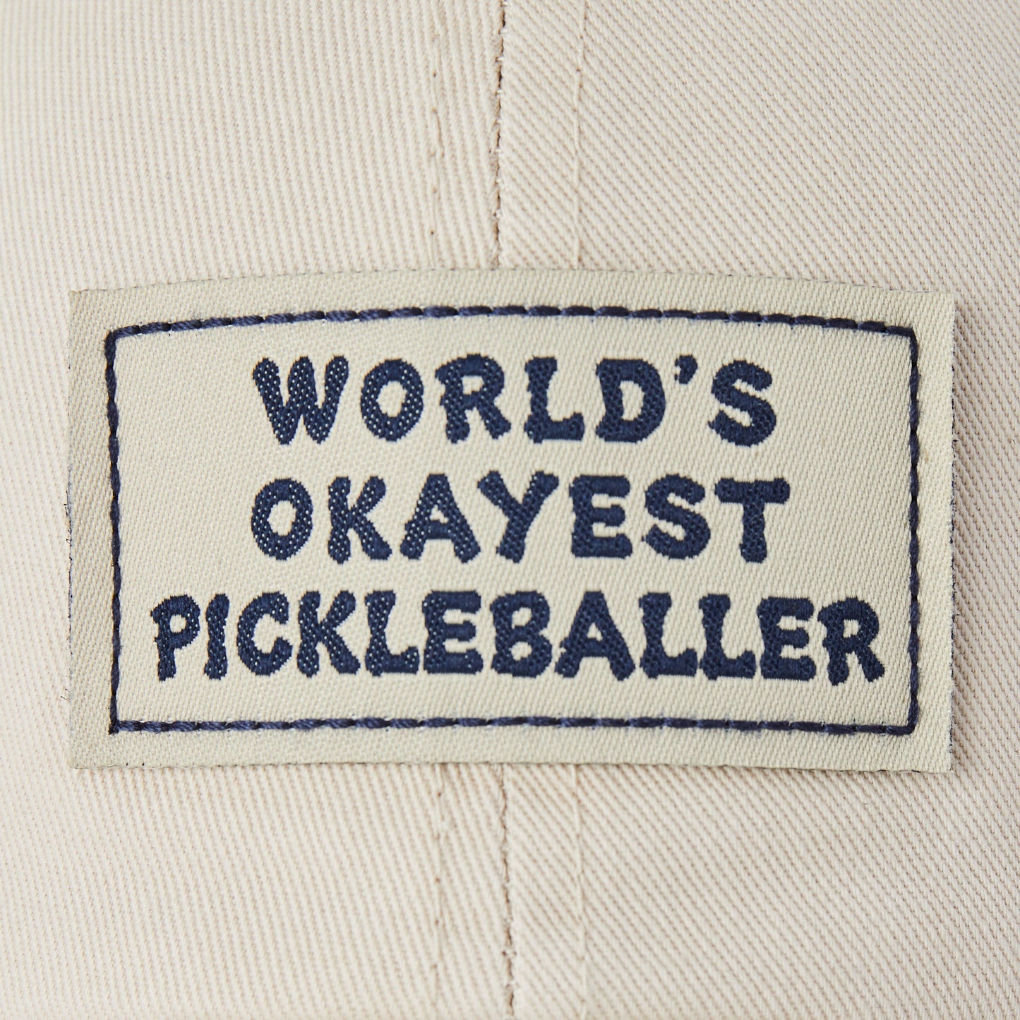 Adult Unisex World's Okayest Pickleballer Chill Cap