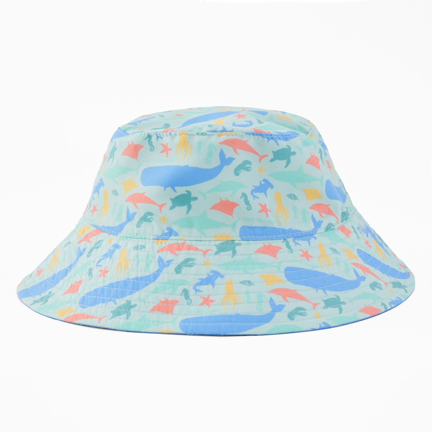 Kids Sea Life Pattern Made in the Shade Bucket Hat