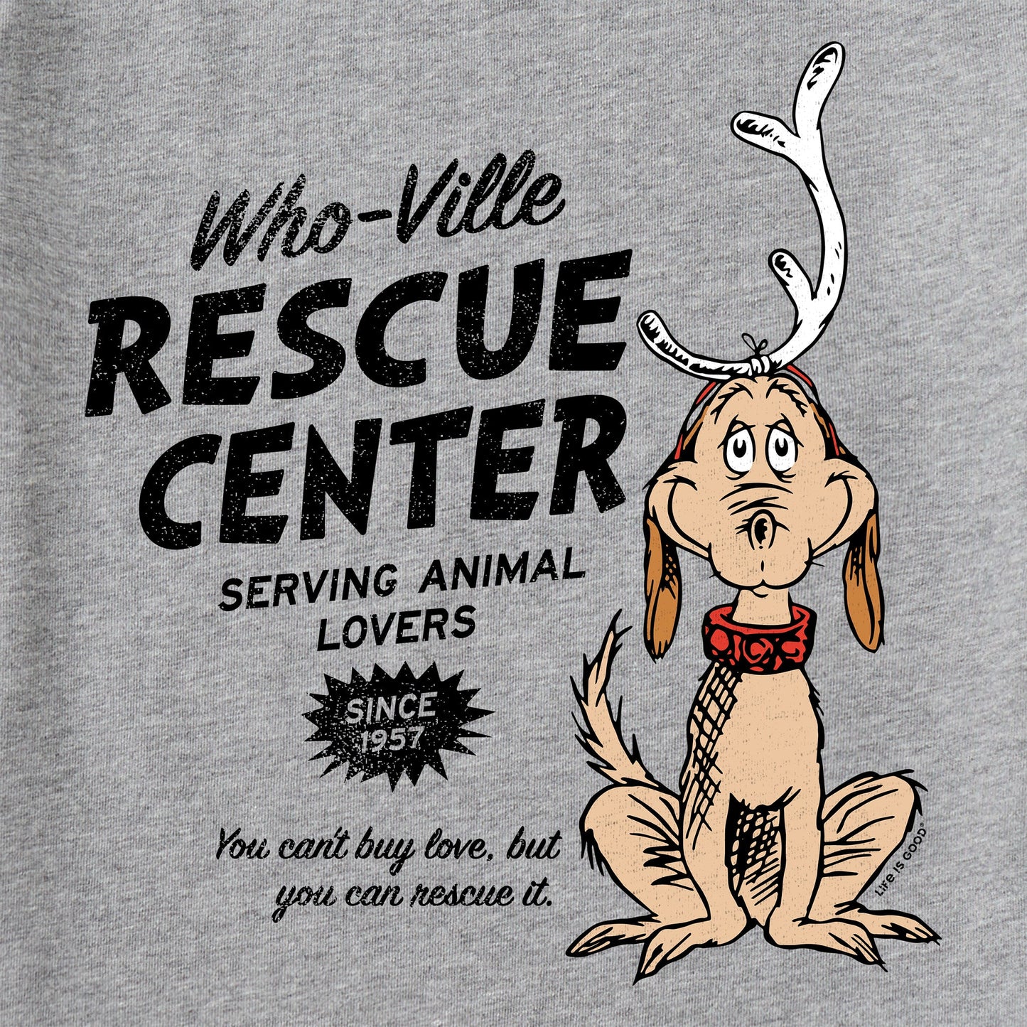 Women's WhoVille Rescue Center In Color Long Sleeve Crusher Tee