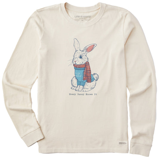 Women's Every Bunny Knows It Long Sleeve Crusher Tee