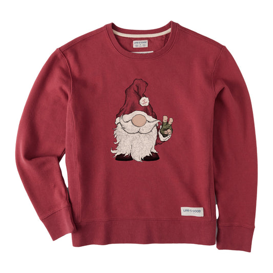 Women's Gnome Santa Simply True Crew