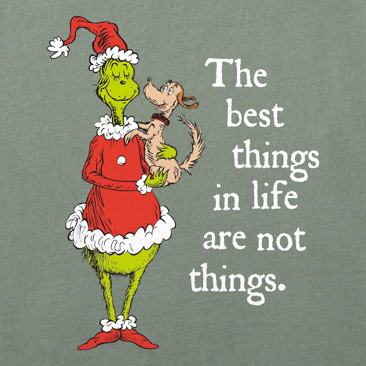 Men's Grinch & Max The Best Things Short Sleeve Crusher Tee