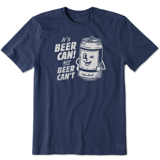 Men's Beer Can Short Sleeve Tee