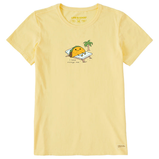 Women's Tacos have Fillings at the Beach Short Sleeve Tee