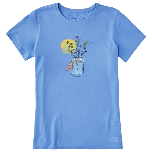 Women's Flower Jar Short Sleeve Tee