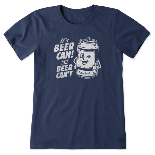 Women's Beer Can Short Sleeve Tee