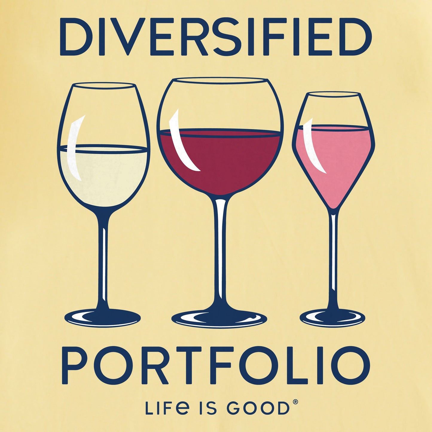 Women's Wine Diversified Portfolio Short Sleeve Tee