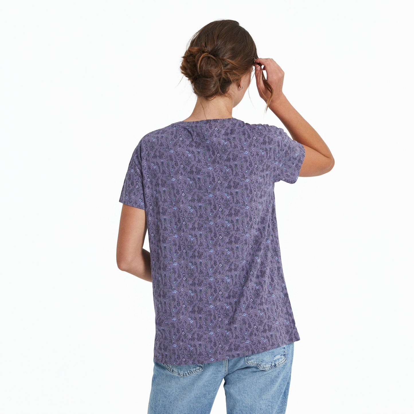 Women's Liberty Wildflower Pattern Crusher-LITE Easy Tee