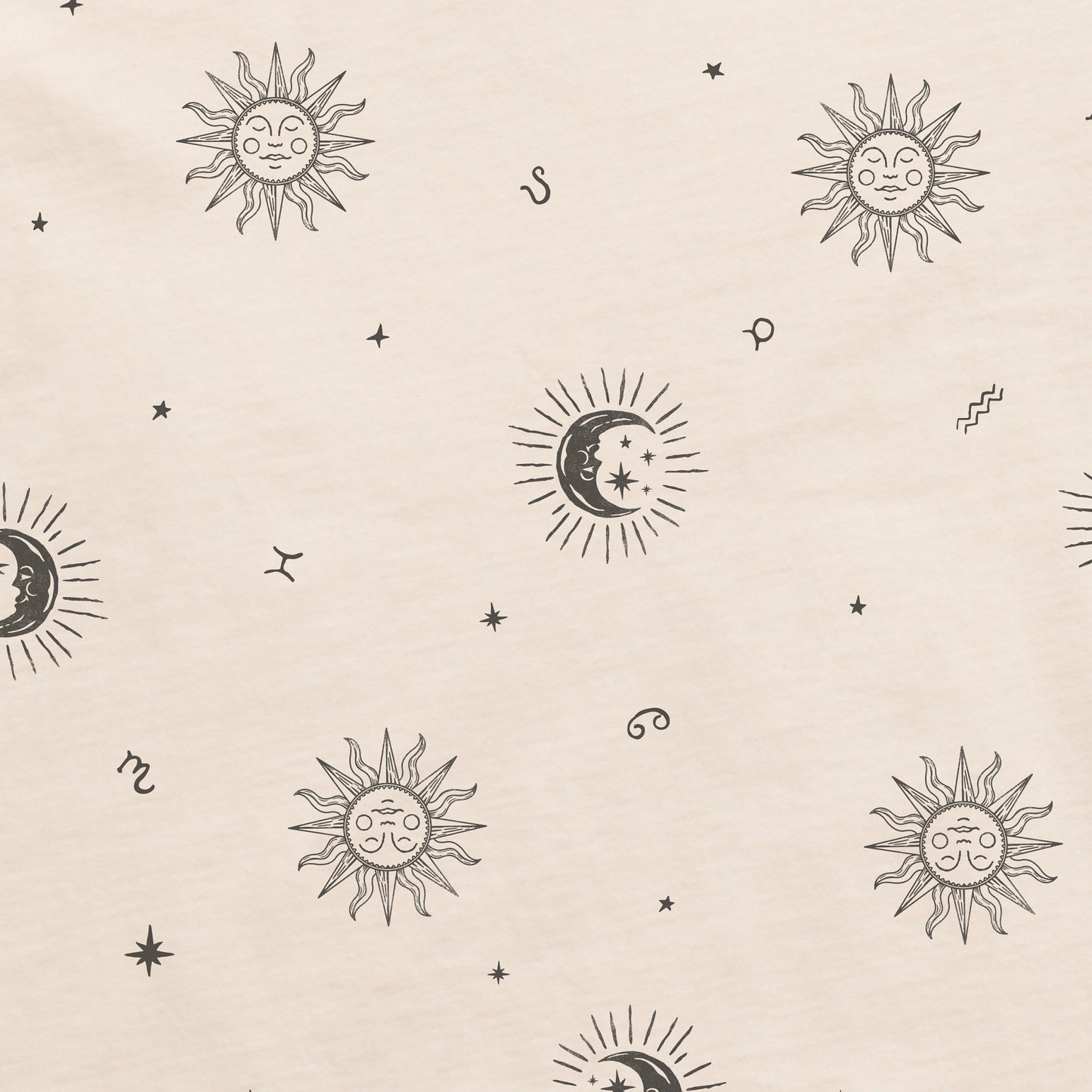 Women's Celestial Zodiac Pattern Crusher-LITE Easy Tee