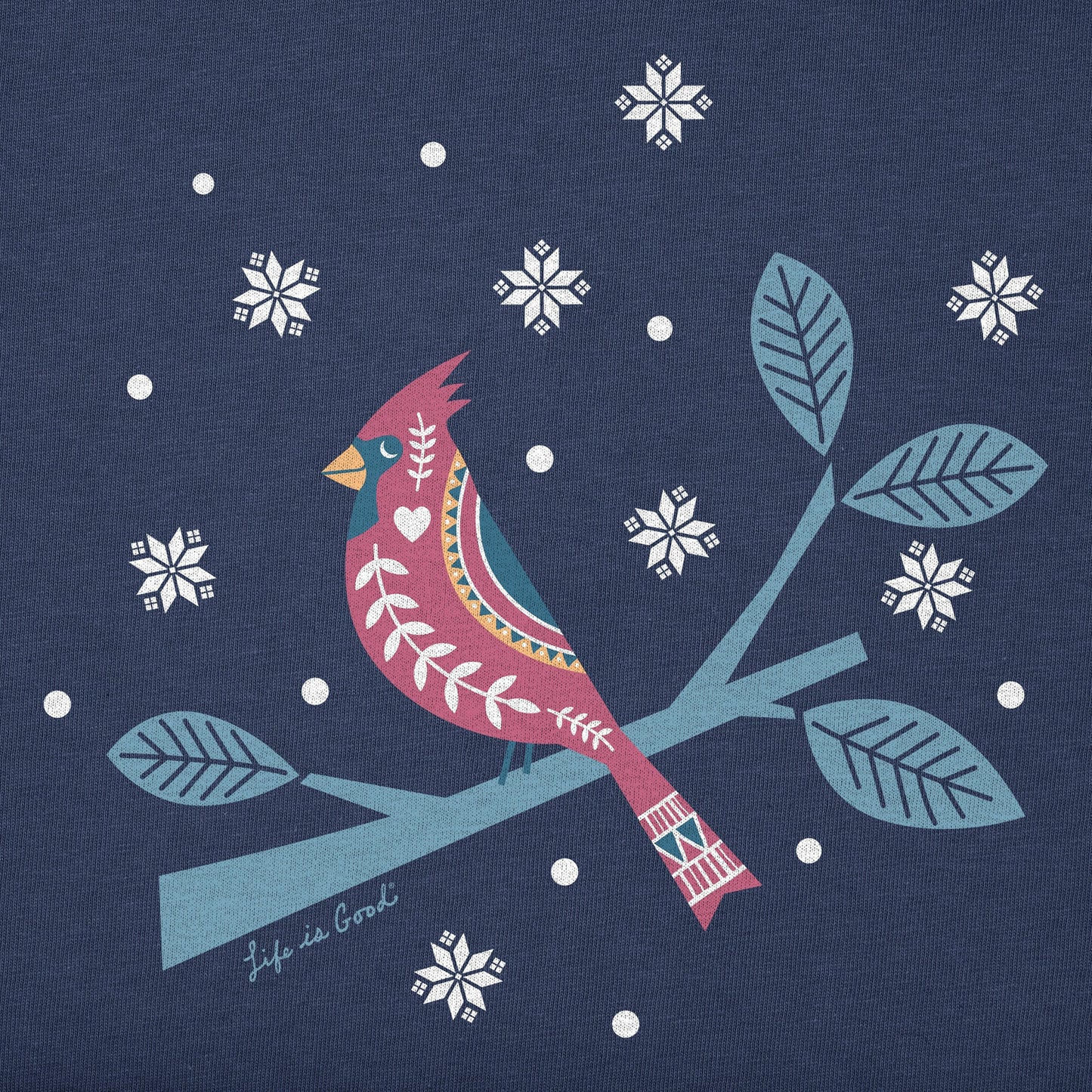 Women's Cardinal on Branch Long Sleeve Crusher Tee