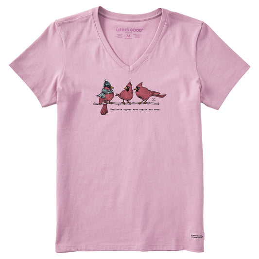 Women's Cardinals Appear Short Sleeve Crusher Vee