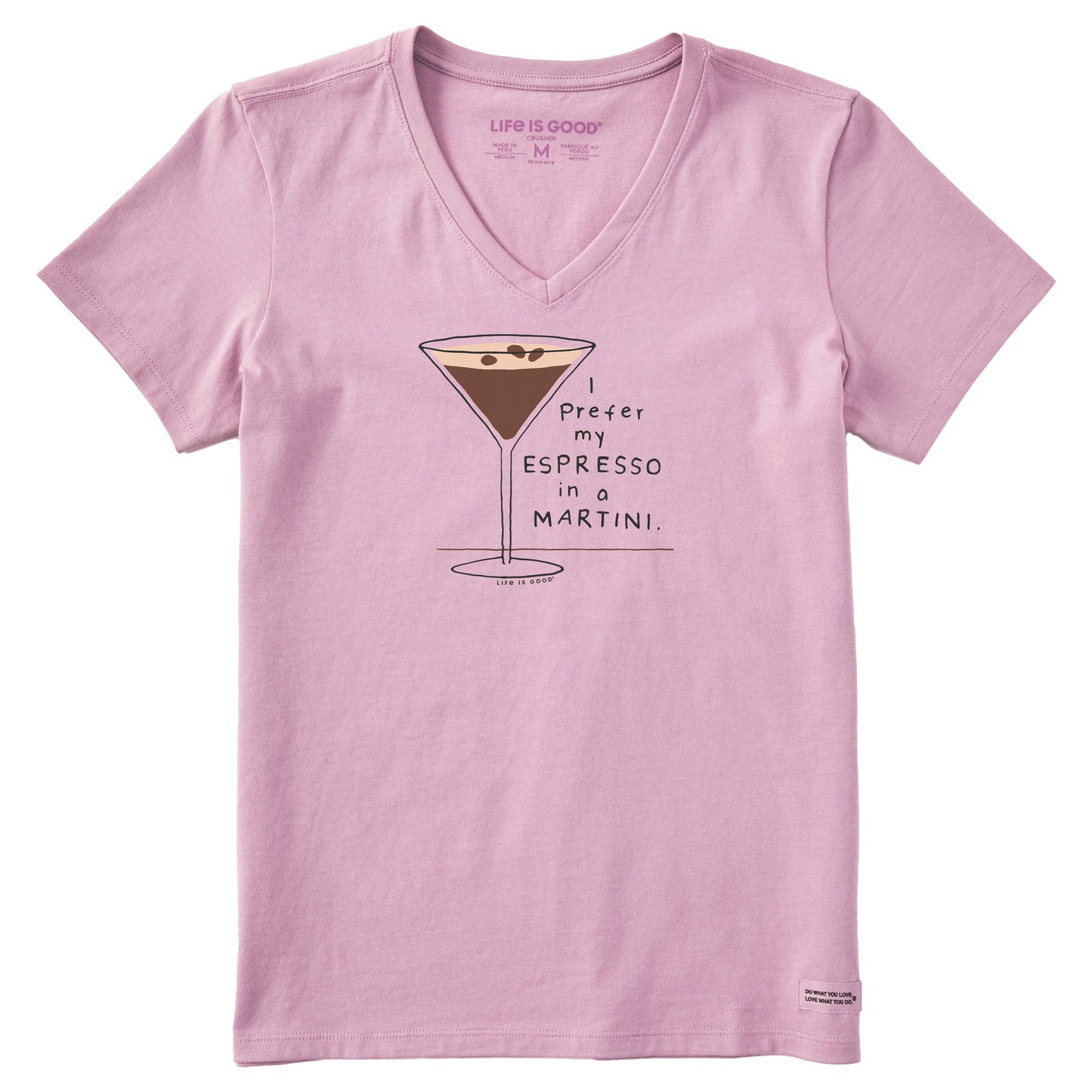 Women's Prefer my Espresso in a Martini Short Sleeve Crusher-LITE Vee