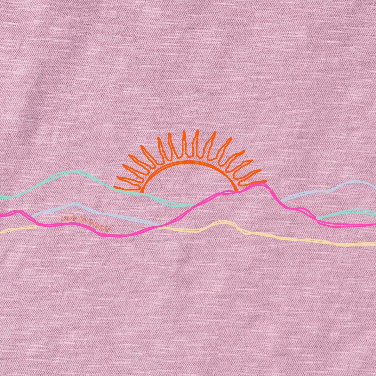 Women's Freehand Mountain Sun Slub Easy Fit Tee