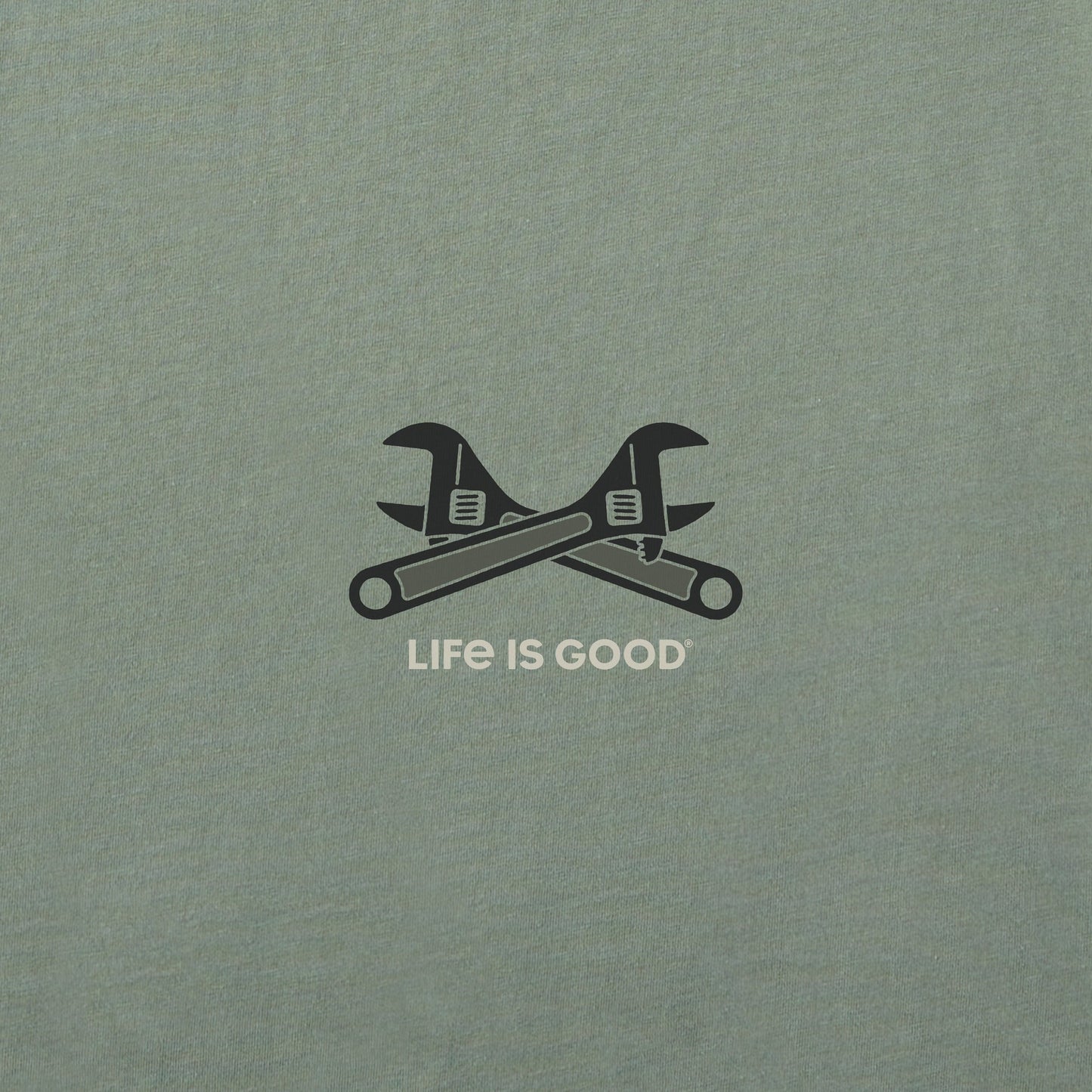 Men's I am the Warranty Long Sleeve Crusher Tee