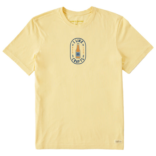 Men's I Like Crafts Label Short Sleeve Crusher-LITE Tee