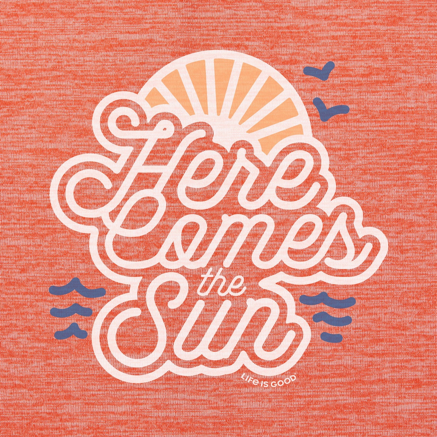 Women's Clean Here Comes the Sun Long Sleeve Sun Crusher Hoodie