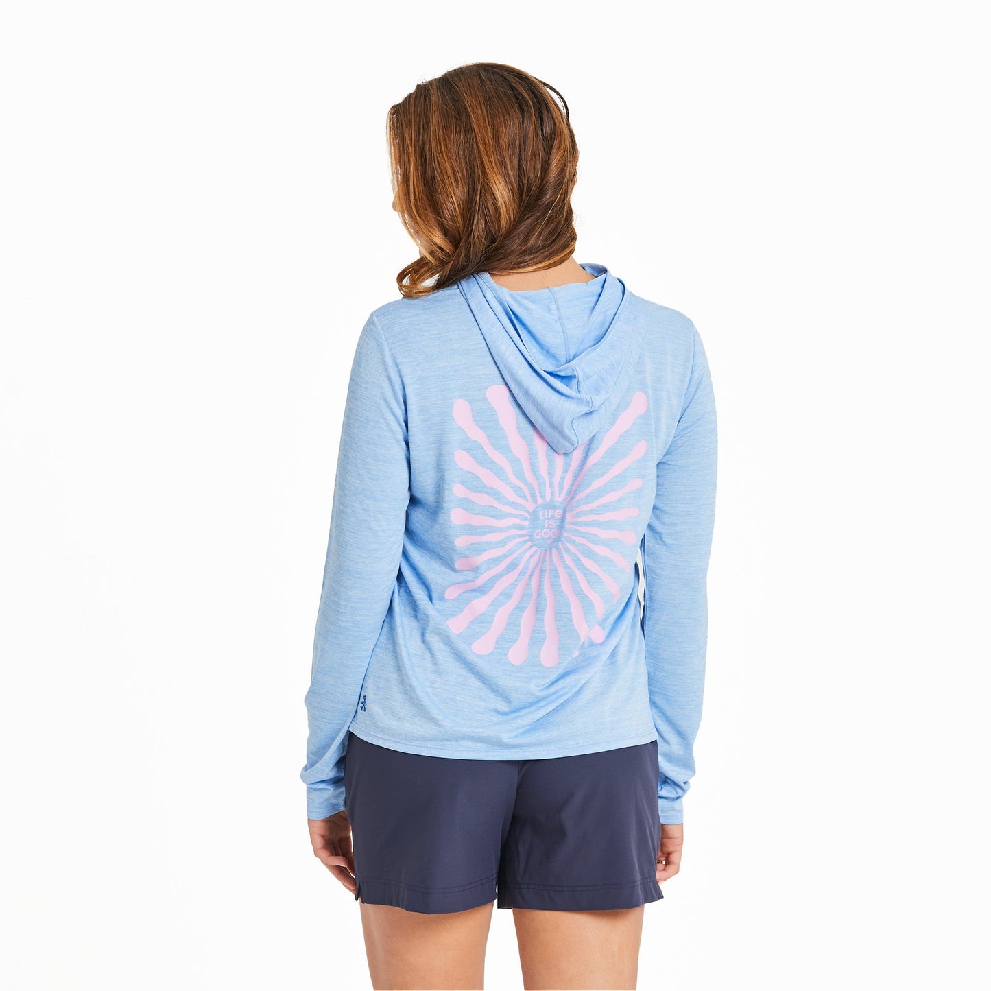 Women's Radiating Sun Long Sleeve Sun Crusher Hoodie