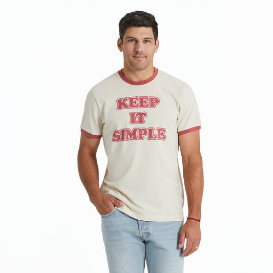 Men's Cooper Keep It Simple Classic Crusher Ringer Tee
