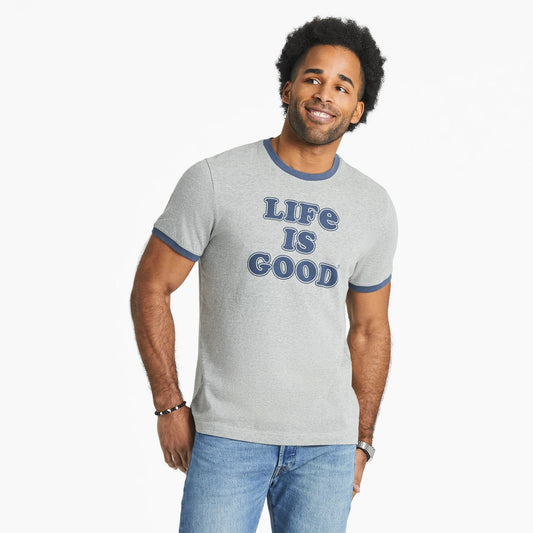Men's Cooper Life Is Good Classic Crusher Ringer Tee