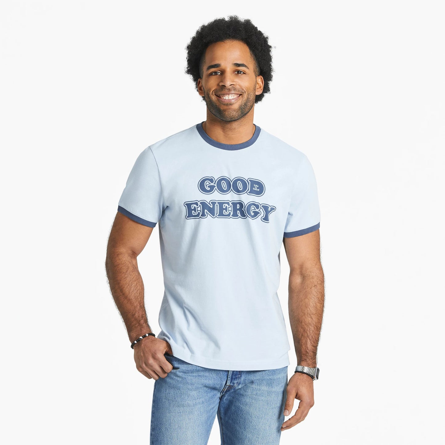 Men's Cooper Good Energy Classic Crusher Ringer Tee