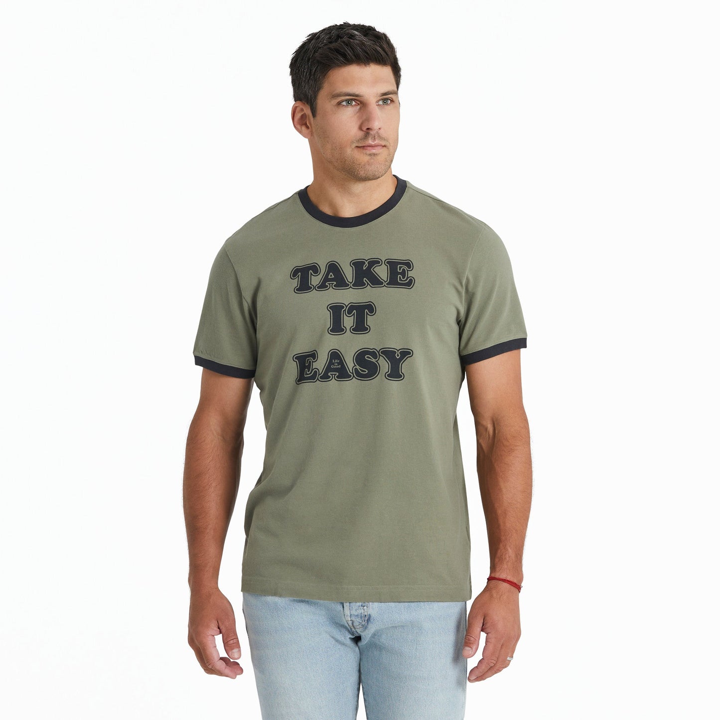 Men's Cooper Take It Easy Classic Crusher Ringer Tee
