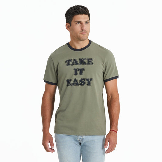 Men's Cooper Take It Easy Classic Crusher Ringer Tee
