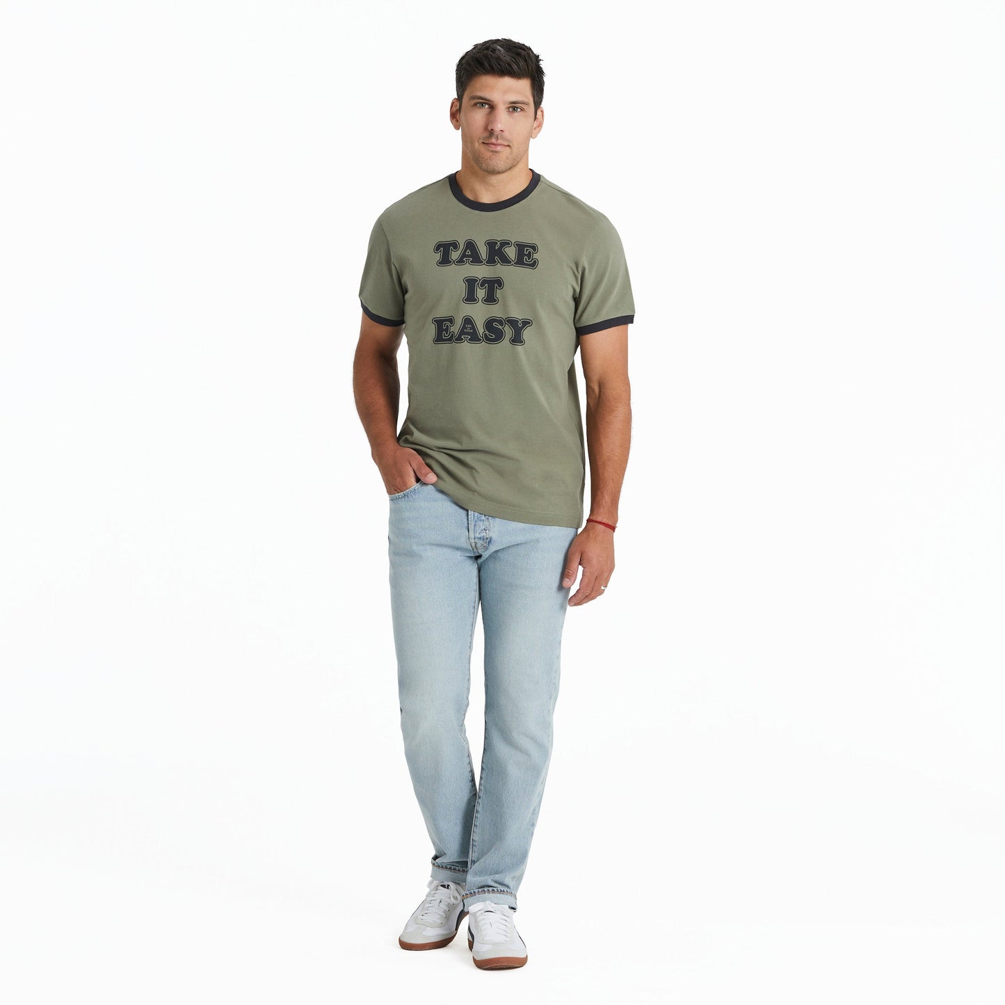 Men's Cooper Take It Easy Classic Crusher Ringer Tee