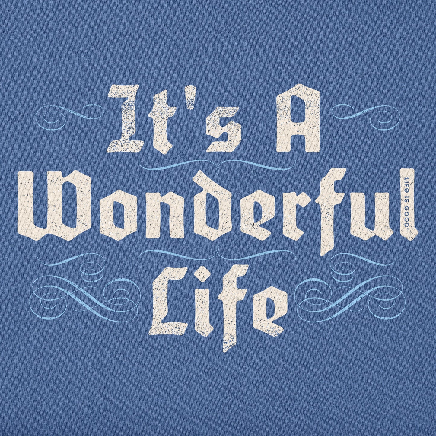 Men's Its A Wonderful Life Long Sleeve Crusher Tee