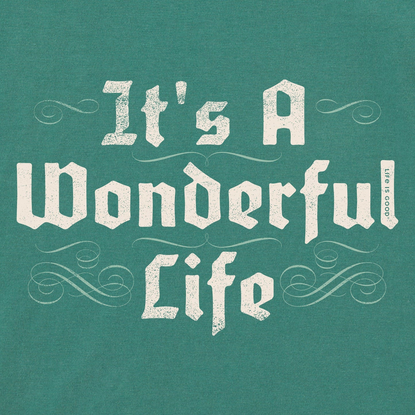 Men's Its A Wonderful Life Long Sleeve Crusher Tee
