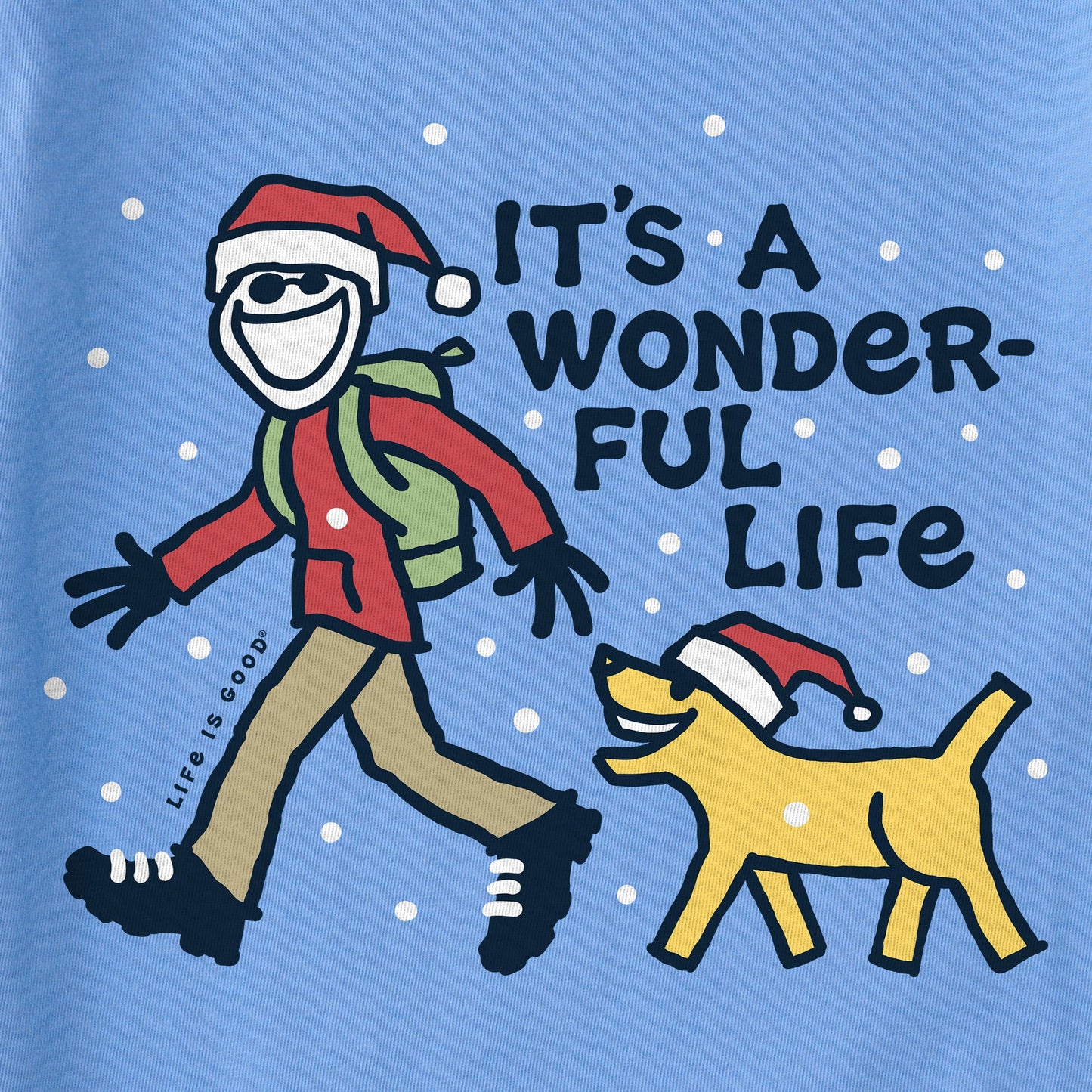 Women's Jake and Rocket Wonderful Life Long Sleeve Crusher Vee