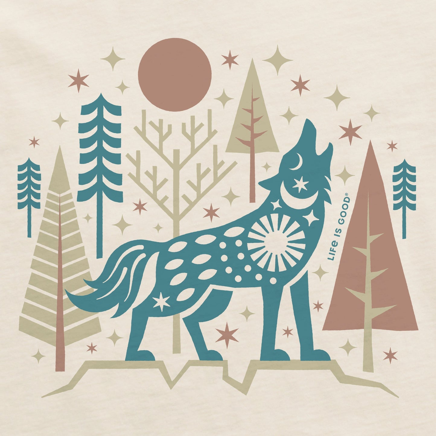 Women's Winter Wolf Long Sleeve Crusher Tee