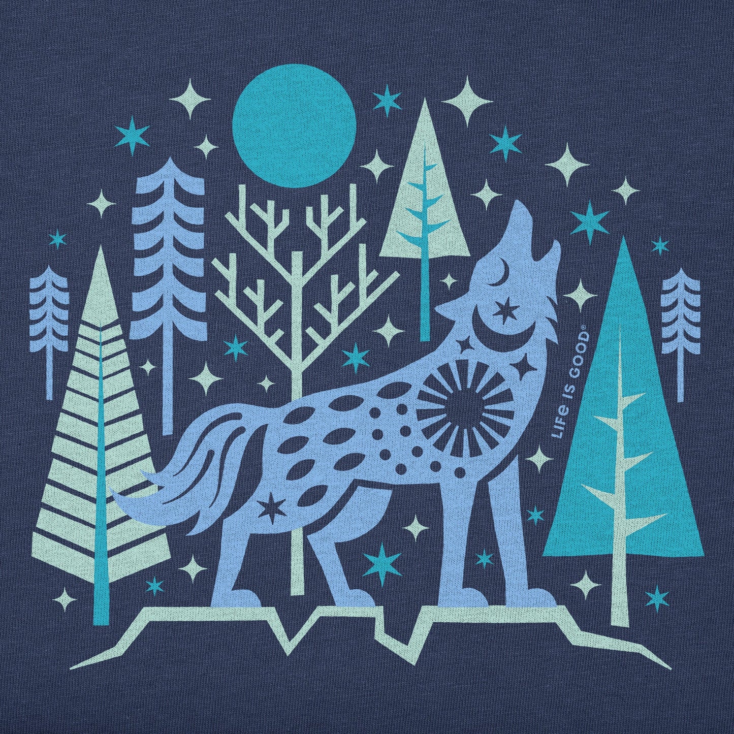 Women's Winter Wolf Long Sleeve Crusher Tee