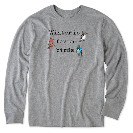 Men's Winter is for the Birds Stack Long Sleeve Crusher Tee