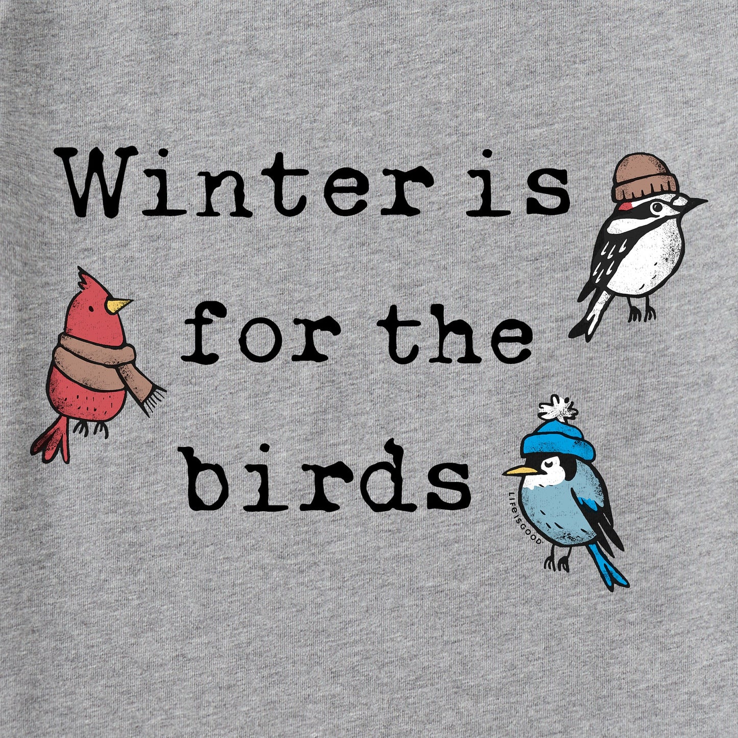 Men's Winter is for the Birds Stack Long Sleeve Crusher Tee
